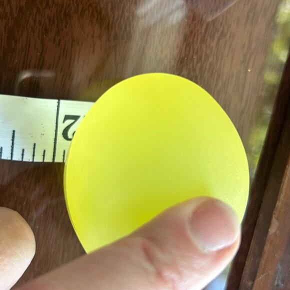 Vintage Pilgrim Glass Sculptured Yellow Egg with Tulip Design - Picture 15 of 15